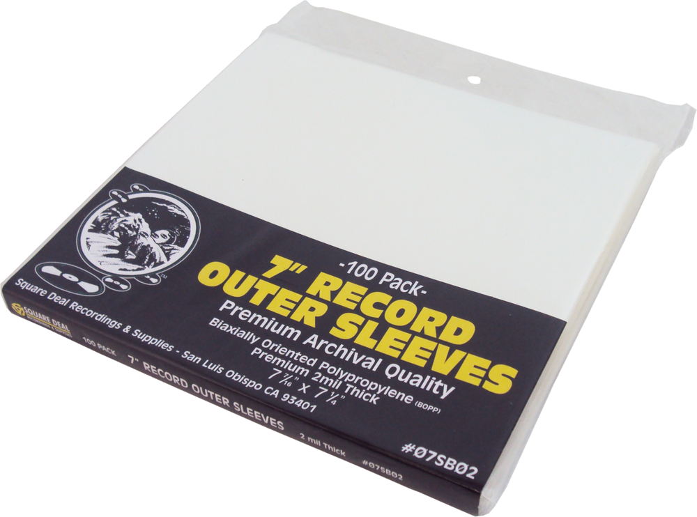 7" Record Outer Sleeves | 100 Pack