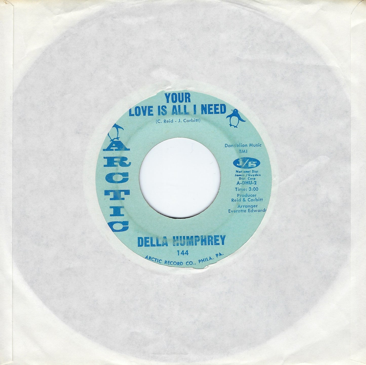 Della Humphrey | Don't Make The Good Girls Go Bad / Your Love Is All I Need 7" Single (1968 / 45RPM)