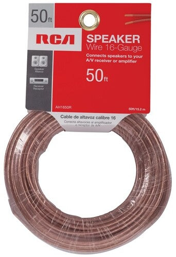 RCA AH1650R 16 Guage High Performance Speaker Wire (50 Foot)