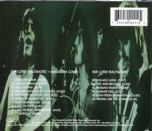 Sir Lord Baltimore | Kingdom Come / Sir Lord Baltimore CD (1994 / US)