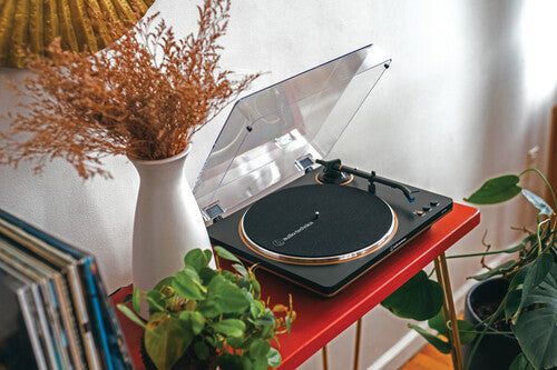 Audio Technica AT-LP70X-BZ Turntable Fully Automatic Belt-Drive (Black/Bronze)