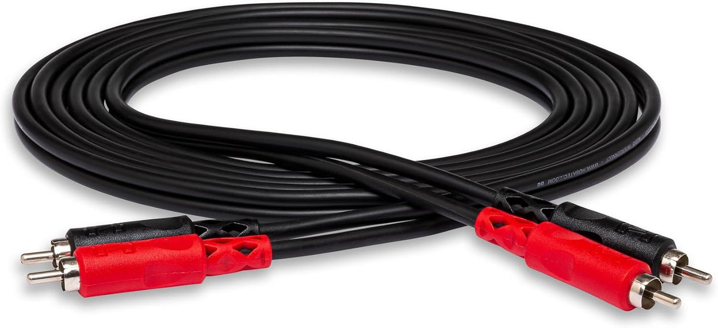 Hosa Stereo Interconnect Dual Male RCA to Male RCA Cable