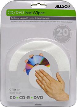 CD/DVD Fast Wipes Cleaning Cloths