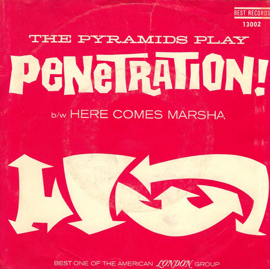 The Pyramids | Penetration / Here Comes Marsha 7" Single (1963 / 45RPM)