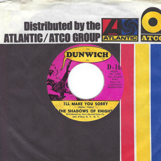 The Shadows Of Knight | I'm Gonna Make You Mine / I'll Make You Sorry 7" Single (1966 / 45RPM)