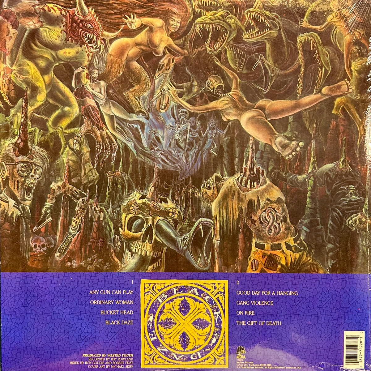 Wasted Youth | Black Daze LP (1988 / US / Sealed)