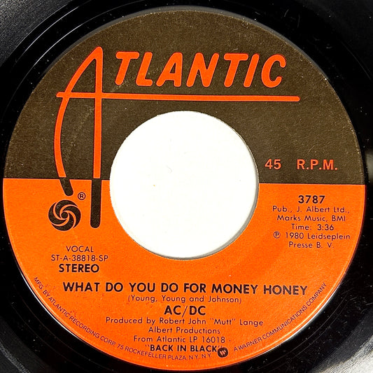 AC/DC | Back In Black 7" Single (1980 / 45RPM)