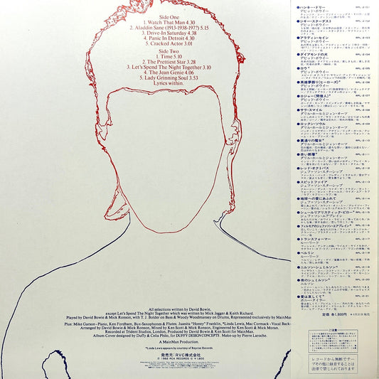 David Bowie | Aladdin Sane LP (1982 / Japan)