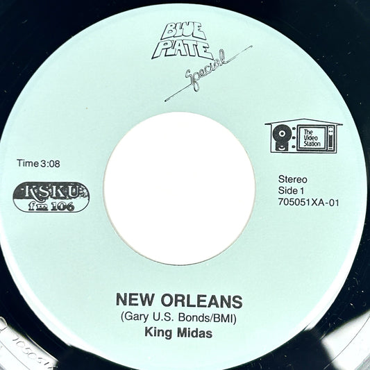 King Midas | New Orleans / Louie, Louie 7" Single