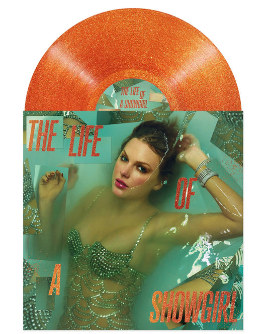 Taylor Swift | The Life Of A Showgirl LP (Portofino Orange Glitter Vinyl)