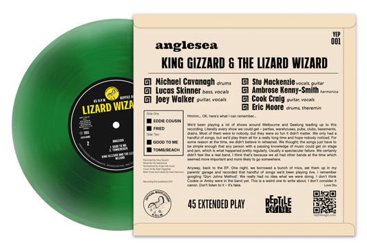 King Gizzard & The Lizard Wizard | Anglesea EP (45rpm 10", Emerald Green Vinyl)