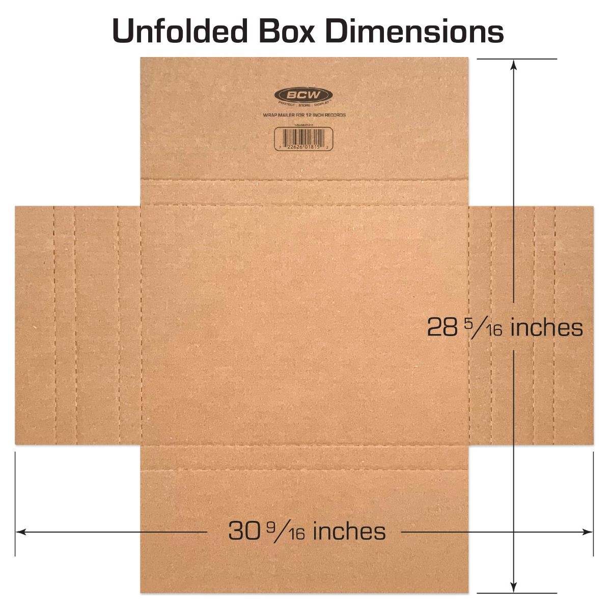 Deluxe 12 Inch Record Mailer | 10 Pack
