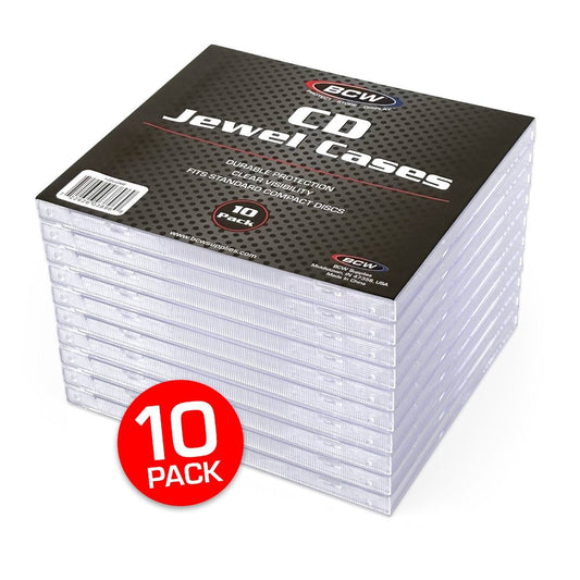 CD Jewel Cases | 10 Pack