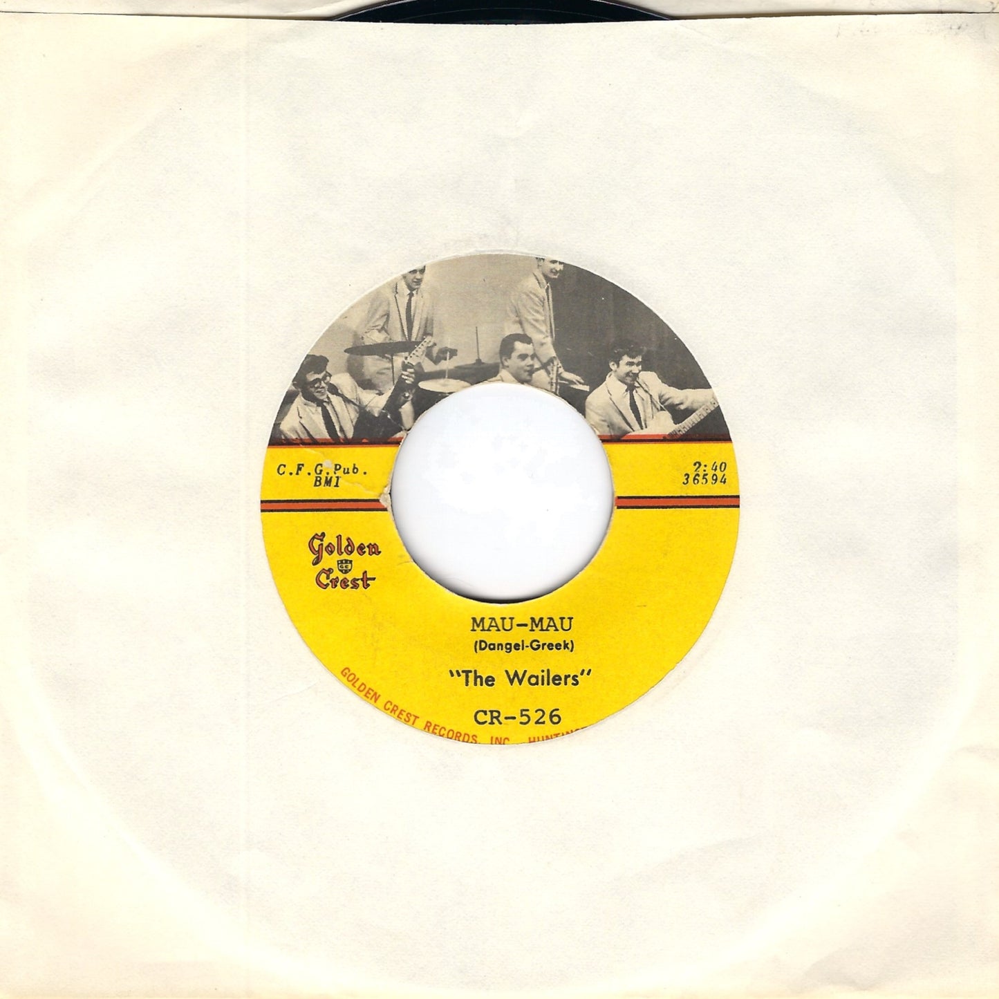The Wailers | Mau-Mau / Dirty Robber 7" Single (1959 / 45RPM)