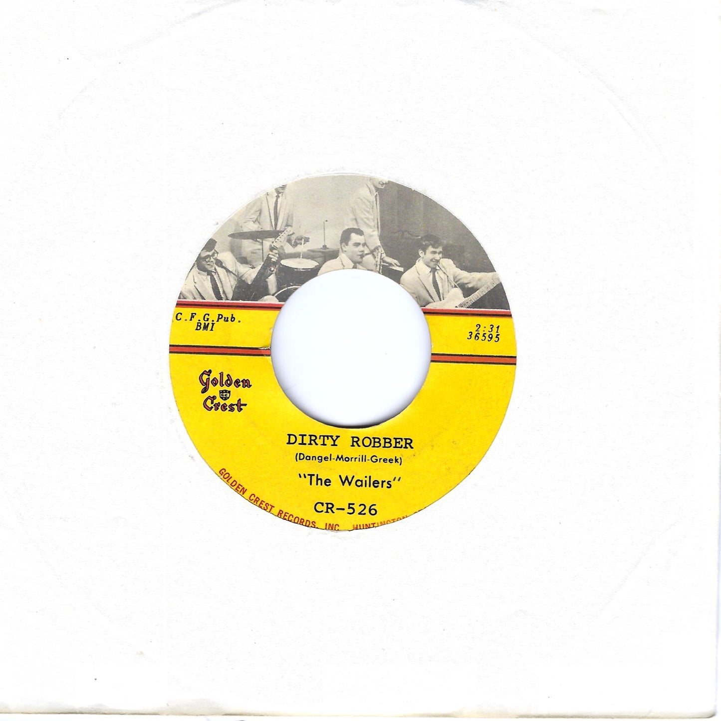 The Wailers | Mau-Mau / Dirty Robber 7" Single (1959 / 45RPM)