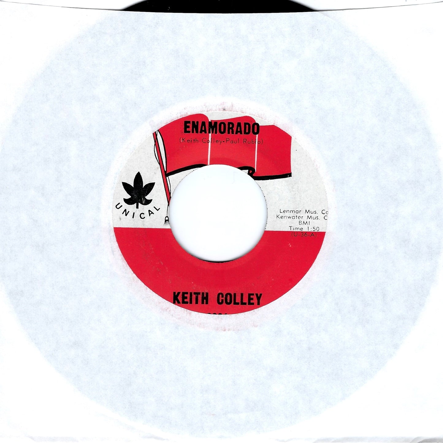 Keith Colley | Enamorado / No-Joke 7" Single (1963 / 45RPM)