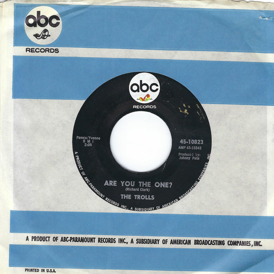 The Trolls ‎| Every Day And Every Night / Are You The One? 7" Single (1966 / 45RPM)