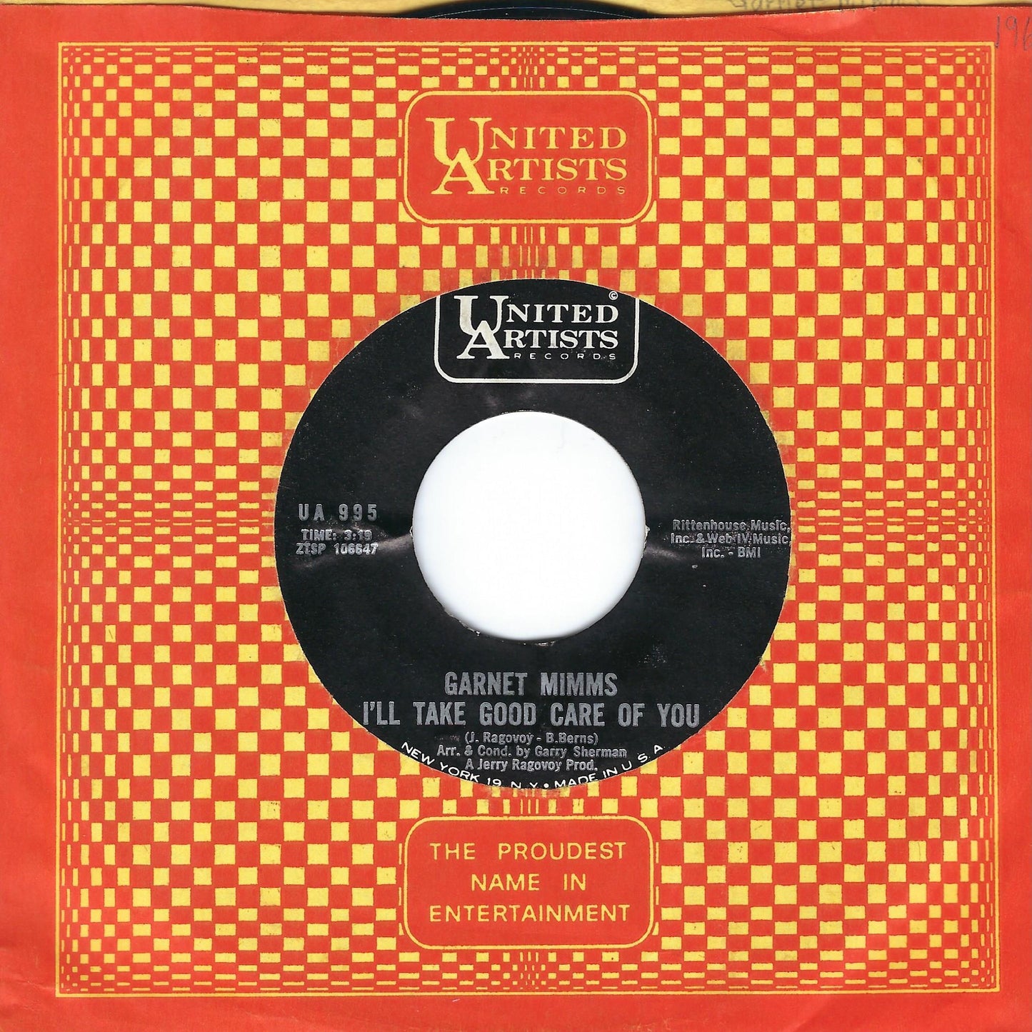 Garnet Mimms | I'll Take Good Care Of You / Prove It To Me 7" Single (1966 / 45RPM)