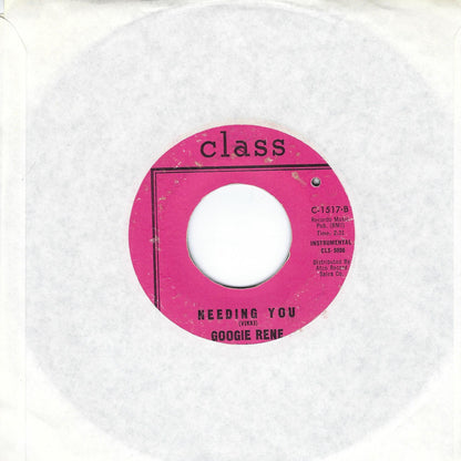 Googie Rene Combo | Smokey Joe's La La / Needing You 7" Single (1966 / 45RPM)