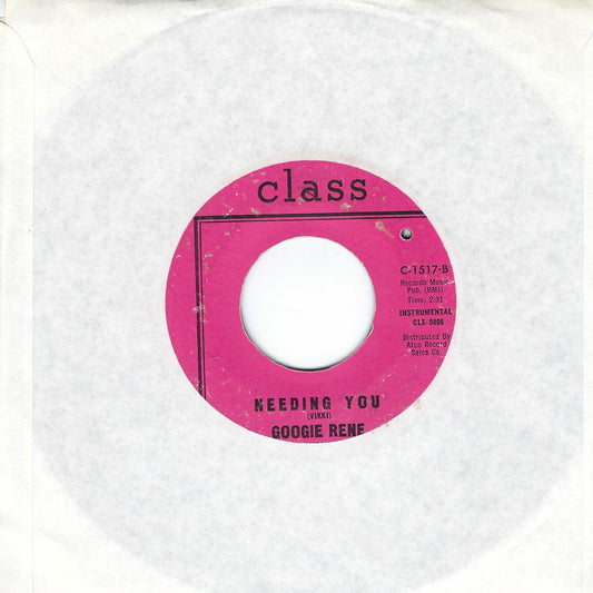 Googie Rene Combo | Smokey Joe's La La / Needing You 7" Single (1966 / 45RPM)