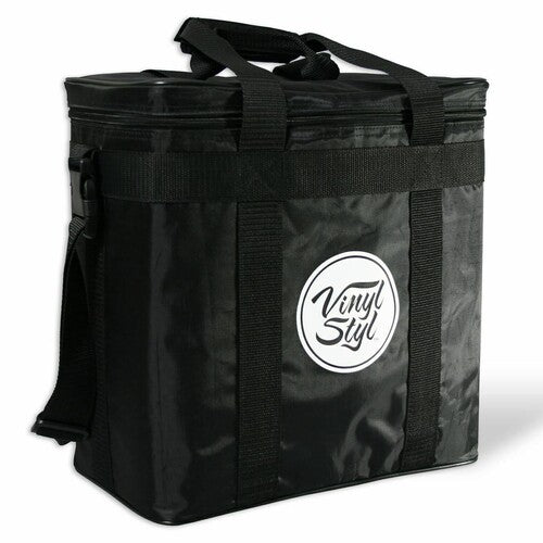 Vinyl Styl® VS-A-016 Padded Carrying Case for Records and Portable Turntables (Black)