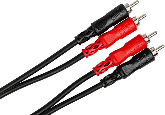 Hosa Stereo Interconnect Dual Male RCA to Male RCA Cable
