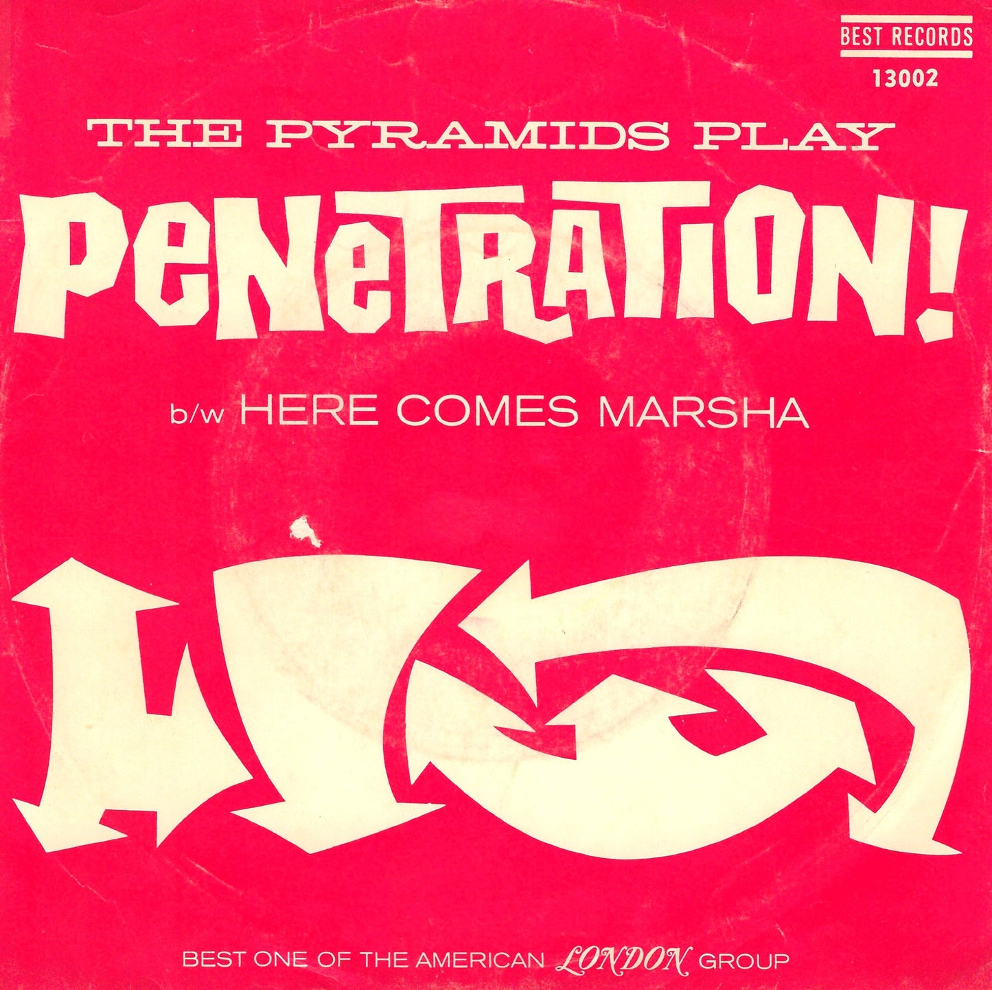 The Pyramids | Penetration / Here Comes Marsha 7" Single (1963 / 45RPM)