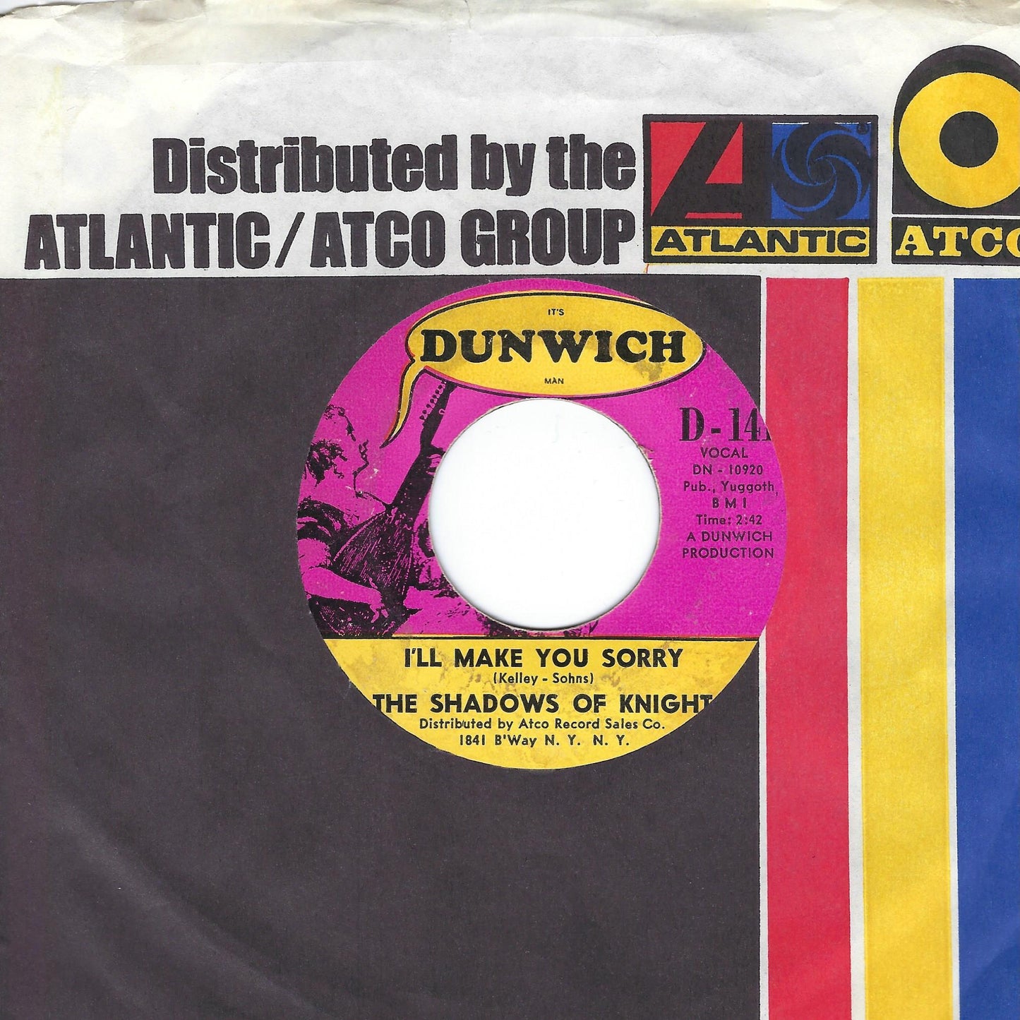 The Shadows Of Knight ‎| I'm Gonna Make You Mine / I'll Make You Sorry 7" Single (1966 / 45RPM)