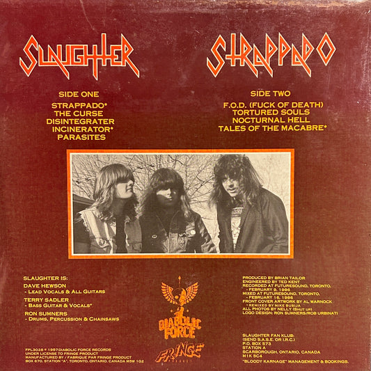 Slaughter | Strappado LP (1987 / Canada / Sealed)