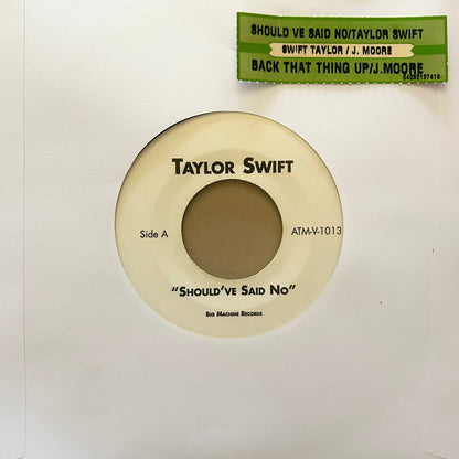 Taylor Swift / Justin Moore | Should've Said No / Back That Thing Up 7" (2008 / US / 45RPM / Jukebox)