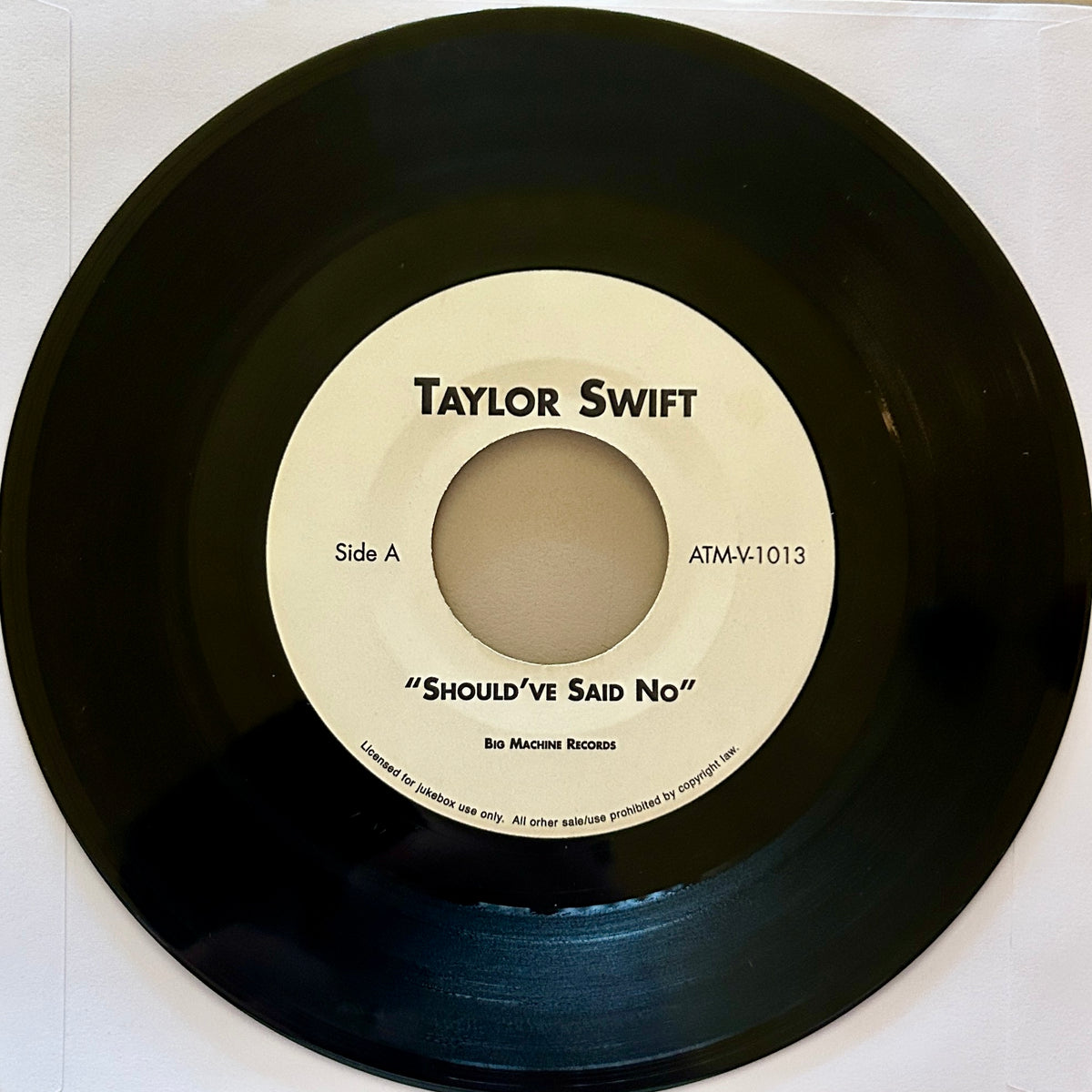 Taylor Swift / Justin Moore | Should've Said No / Back That Thing Up 7" (2008 / US / 45RPM / Jukebox)