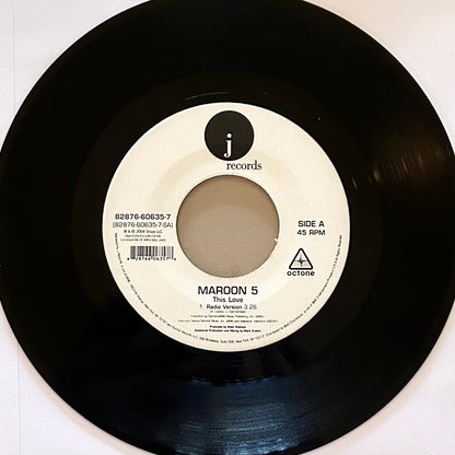 Maroon 5 ‎| This Love / Harder To Breathe 7" (2004 / US / 45RPM / Jukebox)