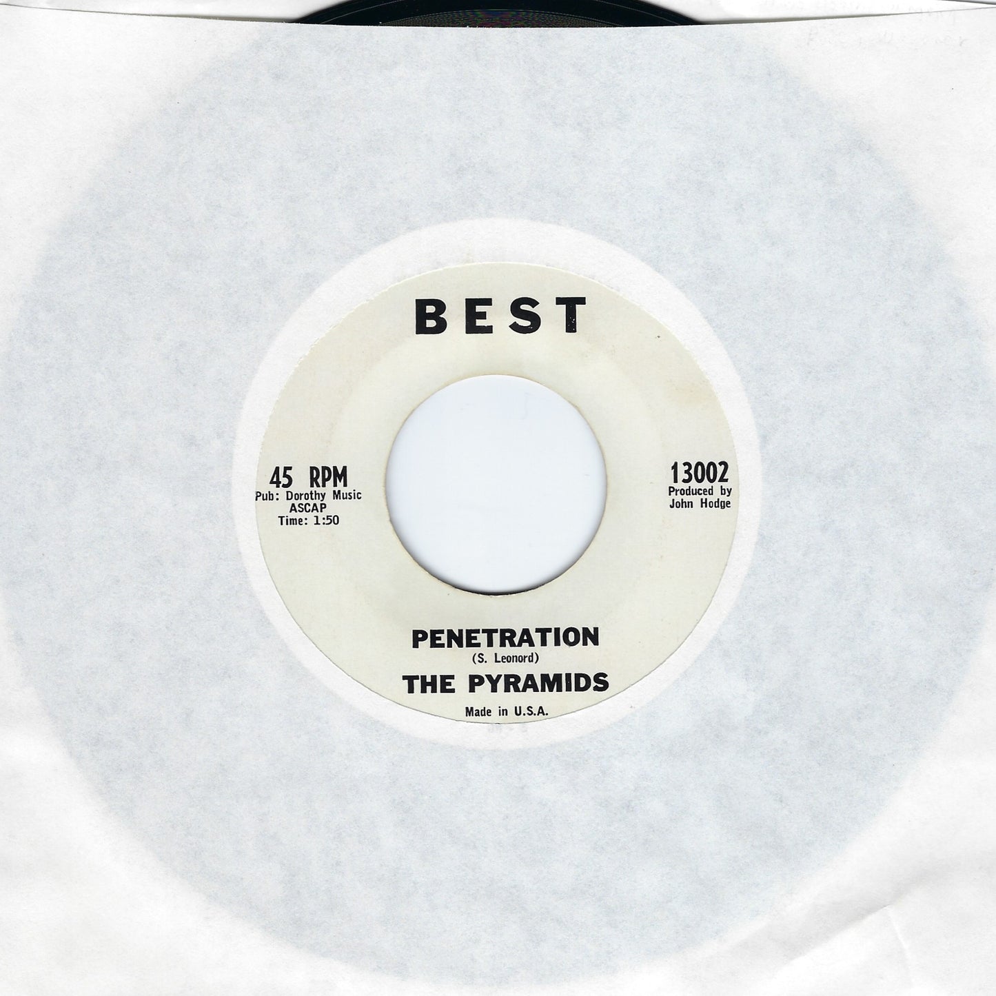The Pyramids | Penetration / Here Comes Marsha 7" Single (1963 / 45RPM)