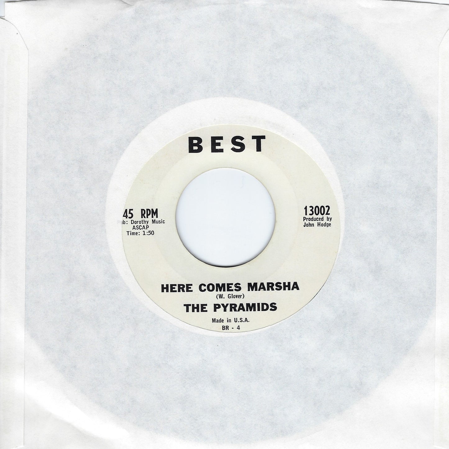 The Pyramids | Penetration / Here Comes Marsha 7" Single (1963 / 45RPM)