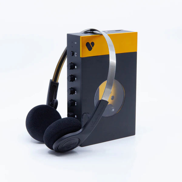 Black & Yellow Cassette Player | Stereo Pack