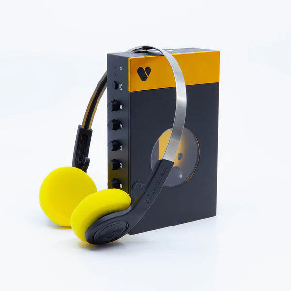 Black & Yellow Cassette Player | Stereo Pack
