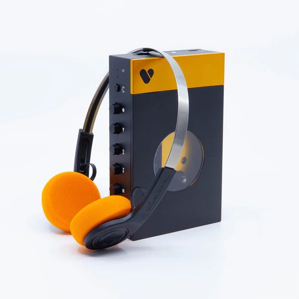 Black & Yellow Cassette Player | Stereo Pack