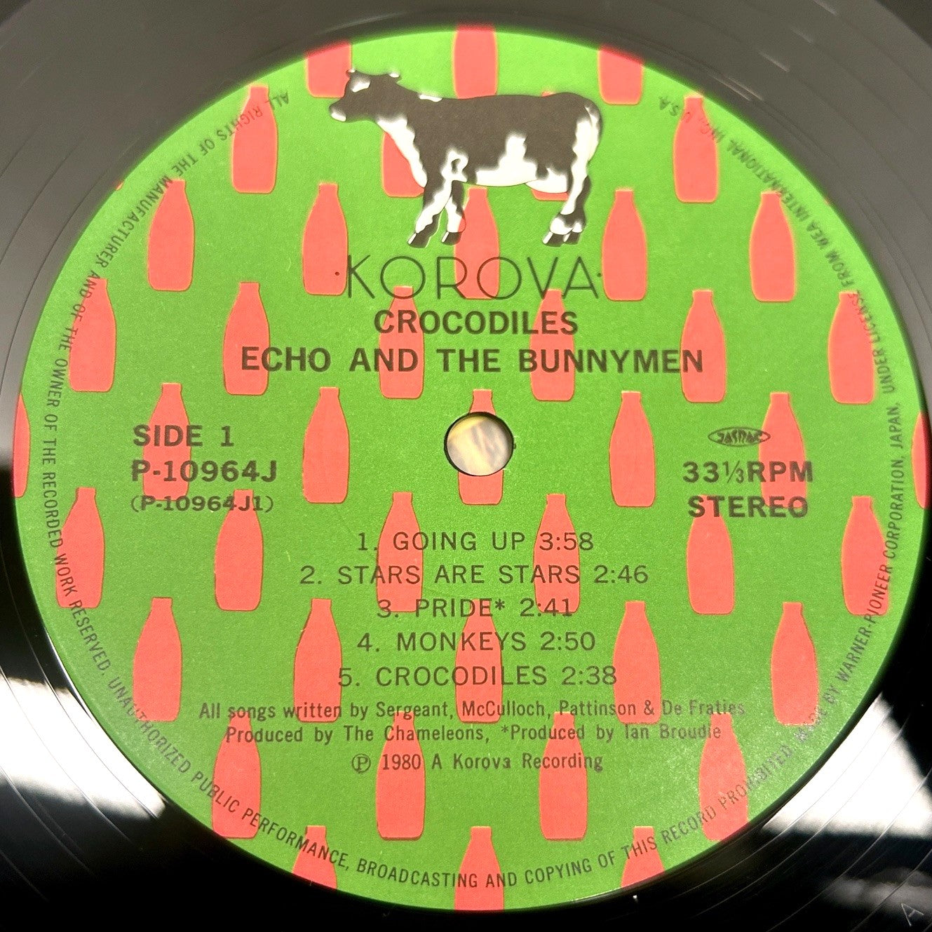Echo And The Bunnymen | Crocodiles LP (1980 / Japan)