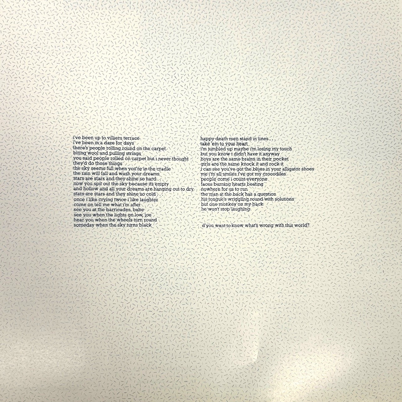 Echo And The Bunnymen | Crocodiles LP (1980 / Japan)