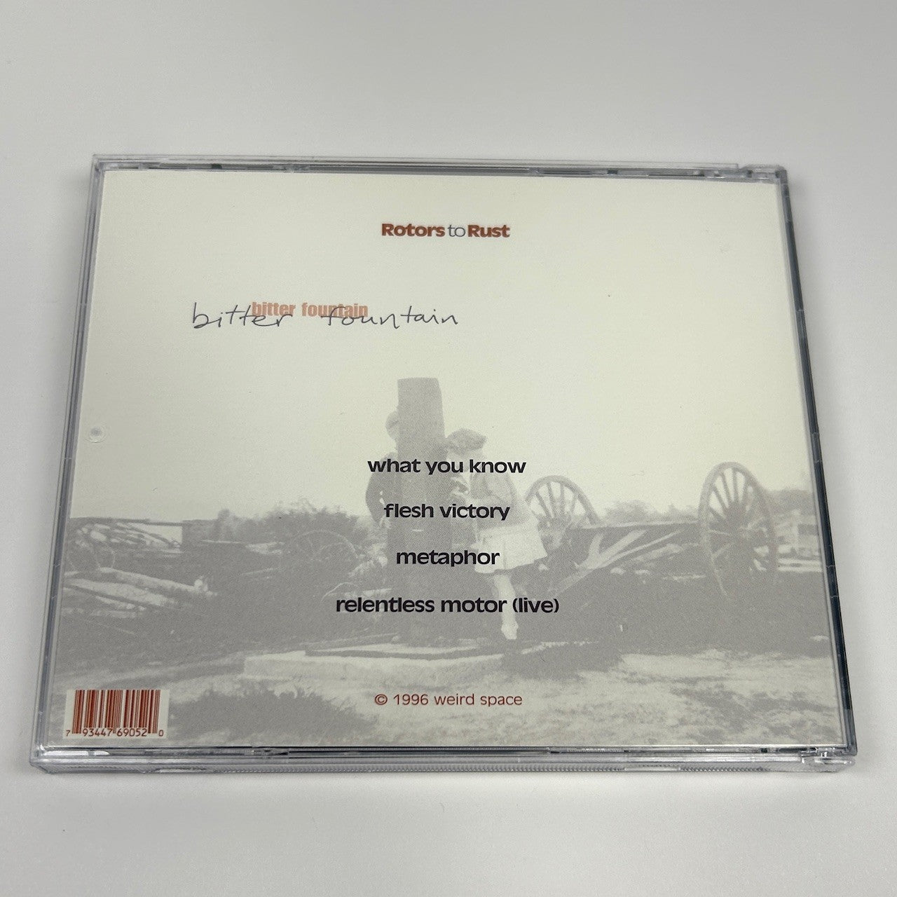 Rotors To Rust | Bitter Fountain CD (1996 / USA)